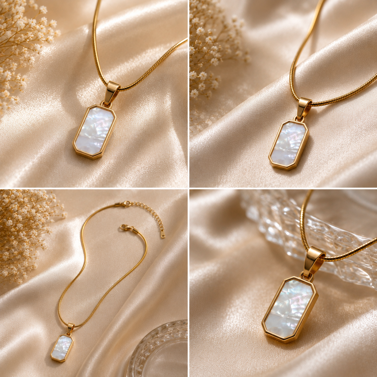 Romero Crystal White Necklace