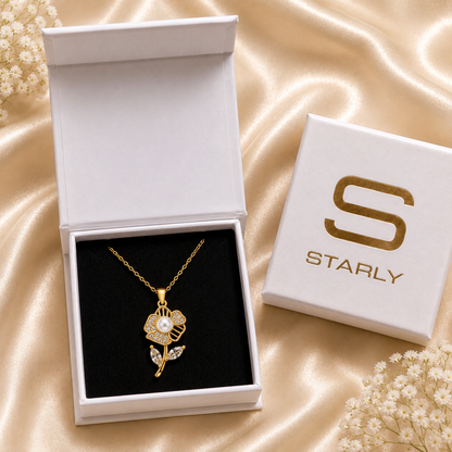 Flora Pearl Charm Pendant
