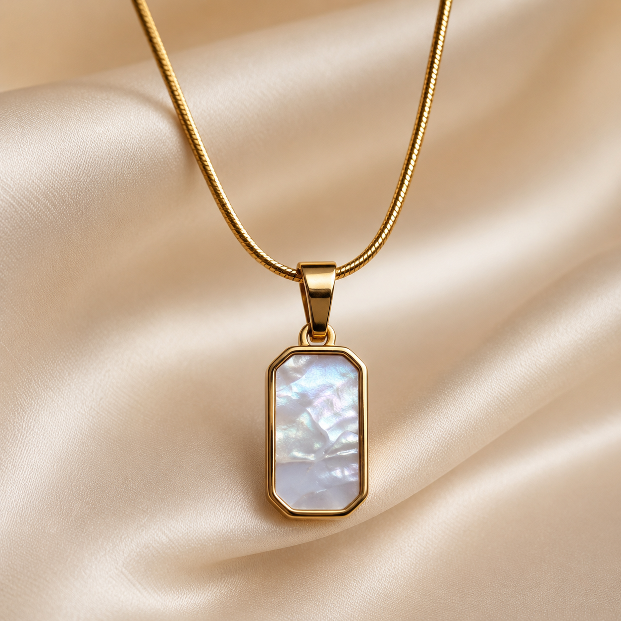 Romero Crystal White Necklace