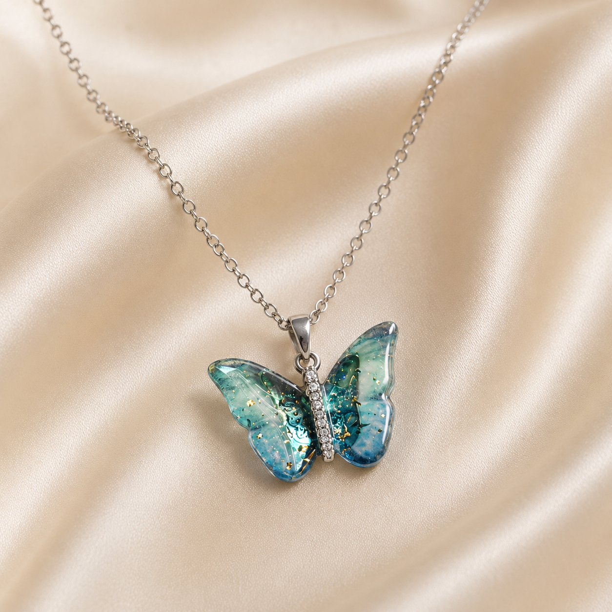 Aurora CrystalFly Necklace