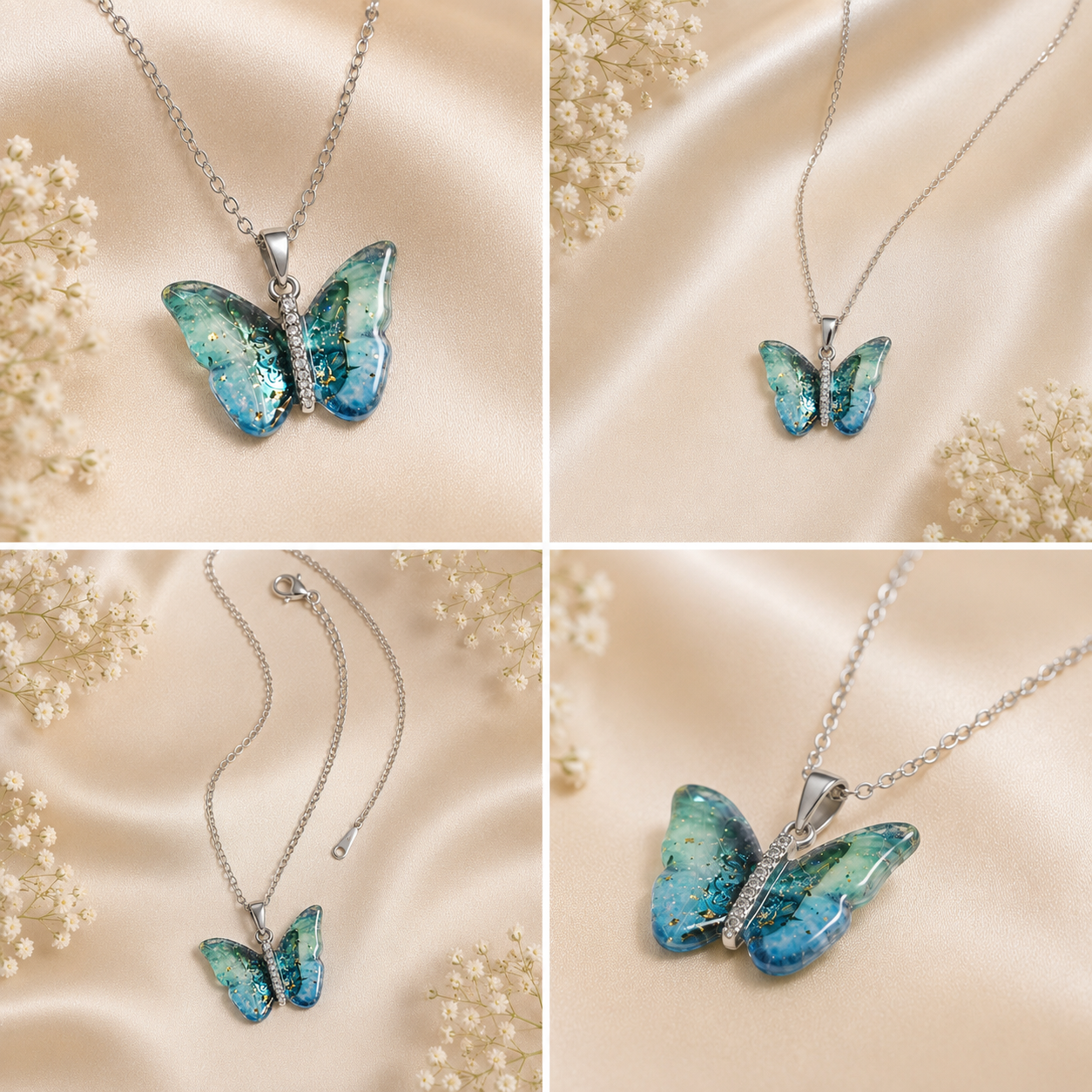 Aurora CrystalFly Necklace