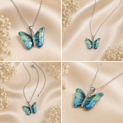 Aurora CrystalFly Necklace