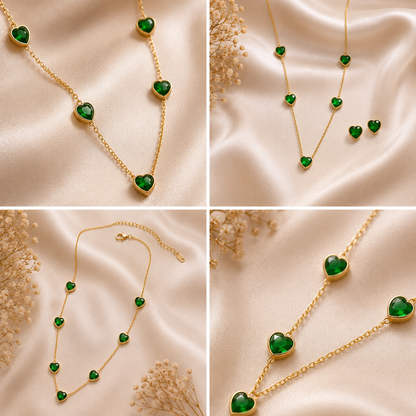 Luna Emerald Necklace