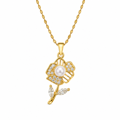 Flora Pearl Charm Pendant