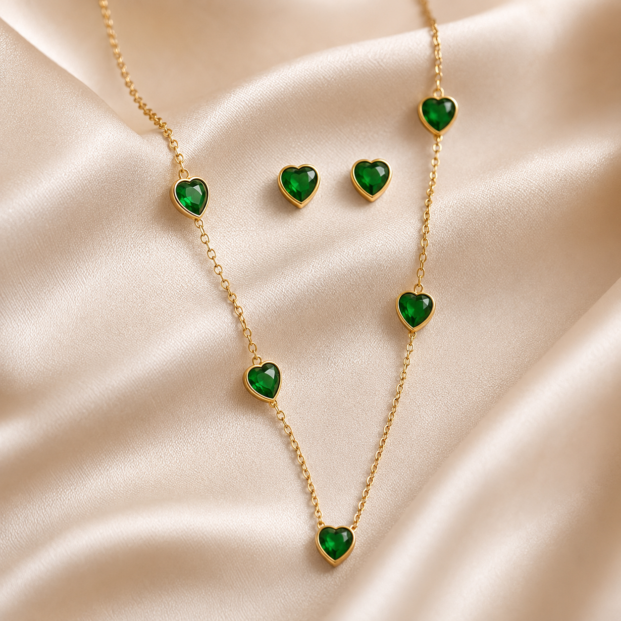 Luna Emerald Necklace