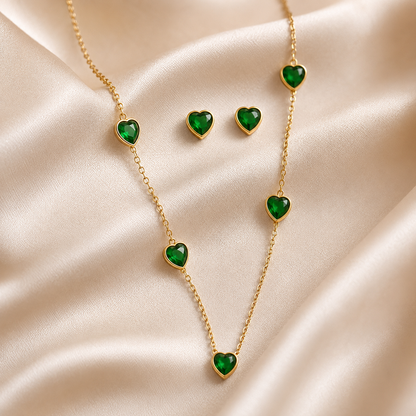 Luna Emerald Necklace