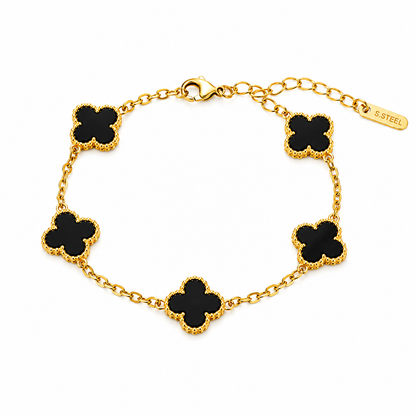 Noir Clover Bracelet