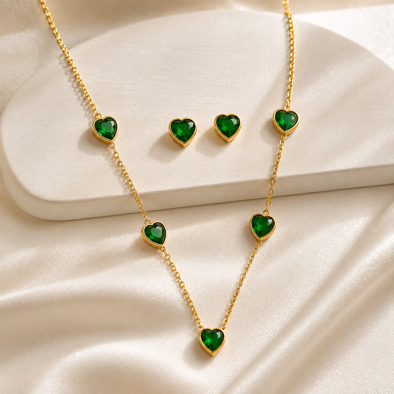 Luna Emerald Necklace