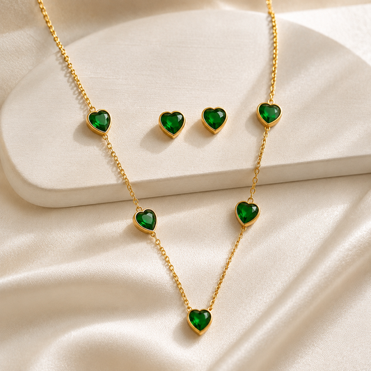 Luna Emerald Necklace