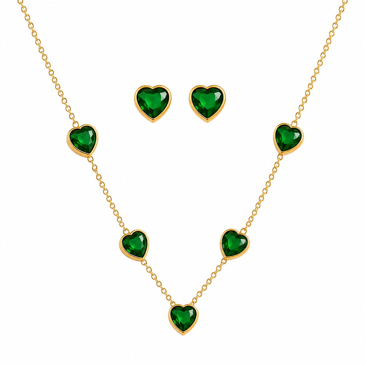 Luna Emerald Necklace